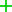 Small green icon of a plus