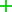 Small green icon of a plus